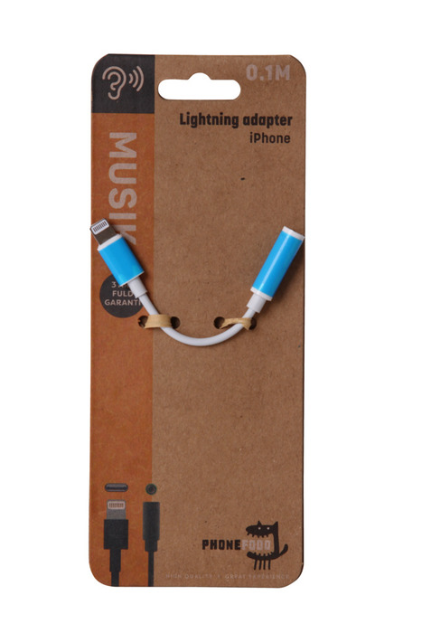 Lightning til mini jack adapterkabel